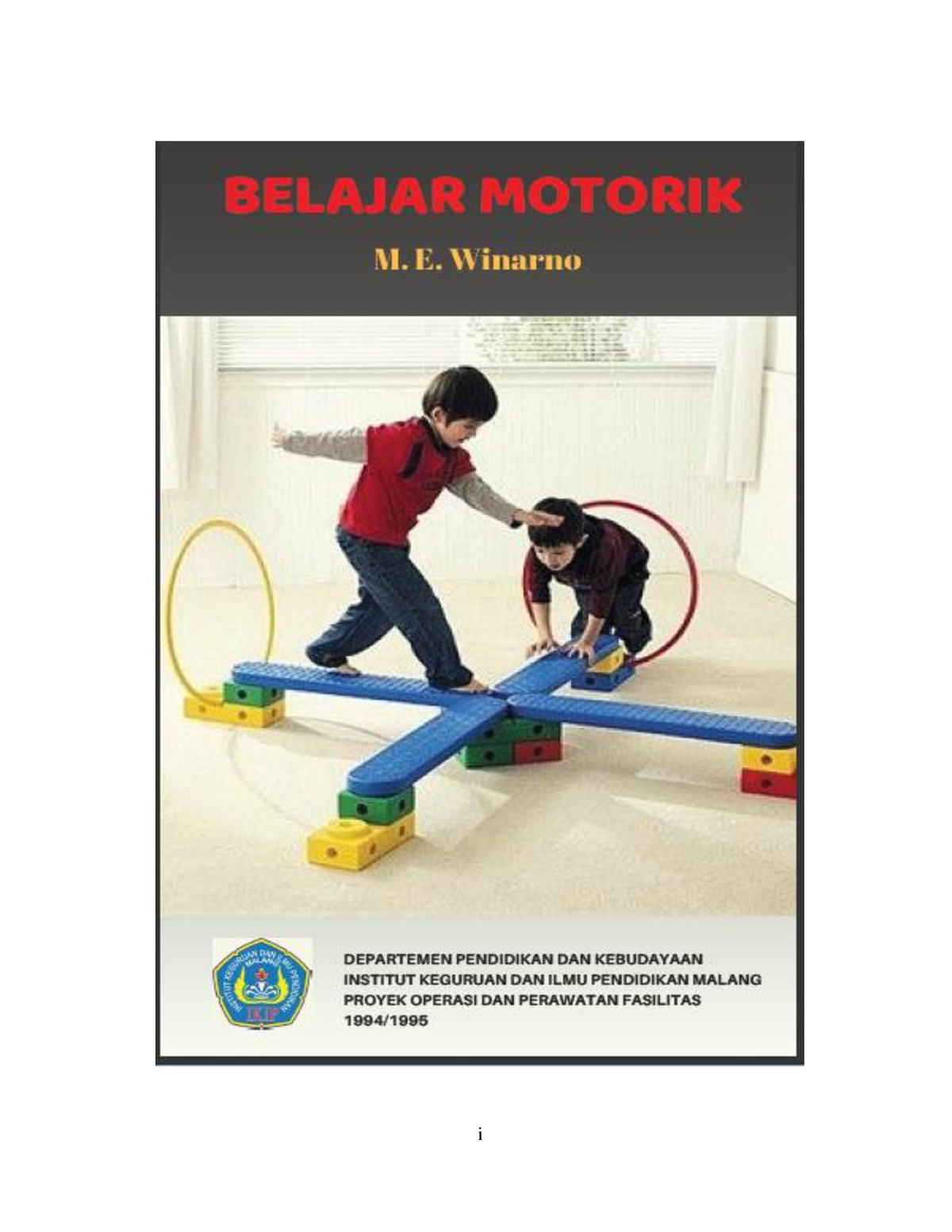 Buku Belajar Motorik I Ii Belajar Motorik M E Departemen