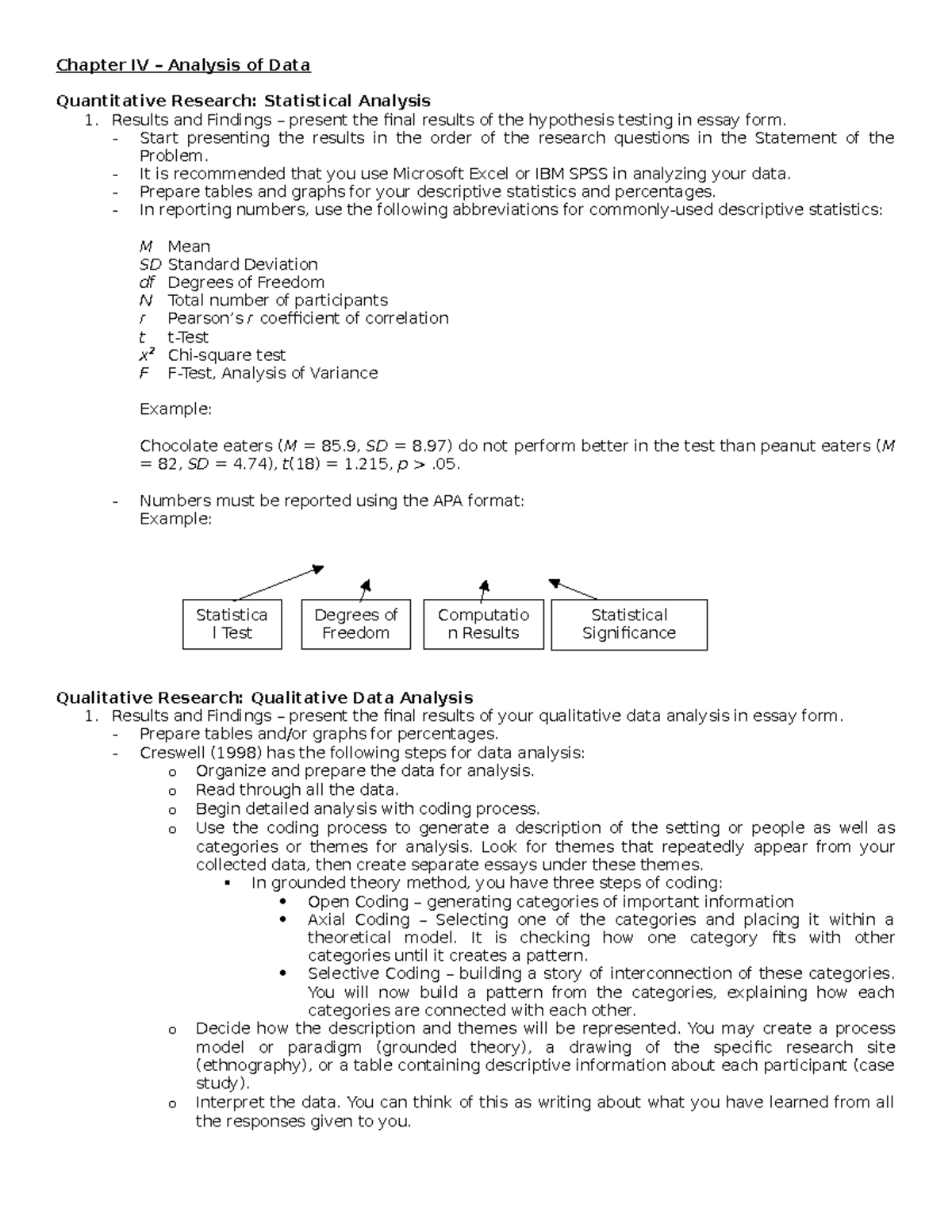 How to Write the Rest of the Research Paper - Chapter IV – Analysis of ...