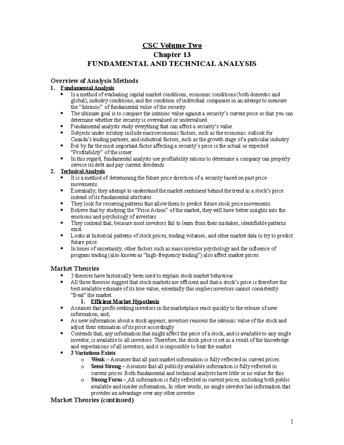CSC Volume 2 (ch 13) 2018 - CSC Volume Two Chapter 13 FUNDAMENTAL AND ...