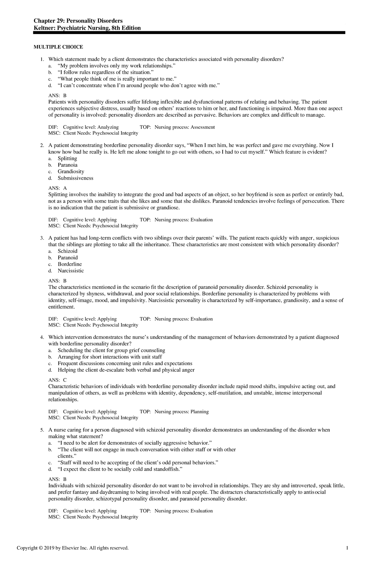 Exam View - Chapter 29 - Questions and answers - Chapter 29 ...