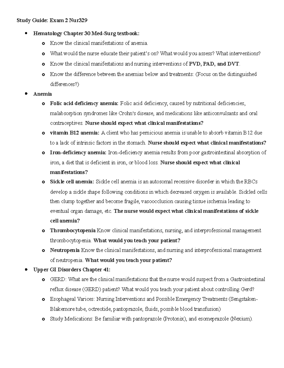Study+guide+Exam+2+NR329+March+2021 - Study Guide: Exam 2 Nur ...