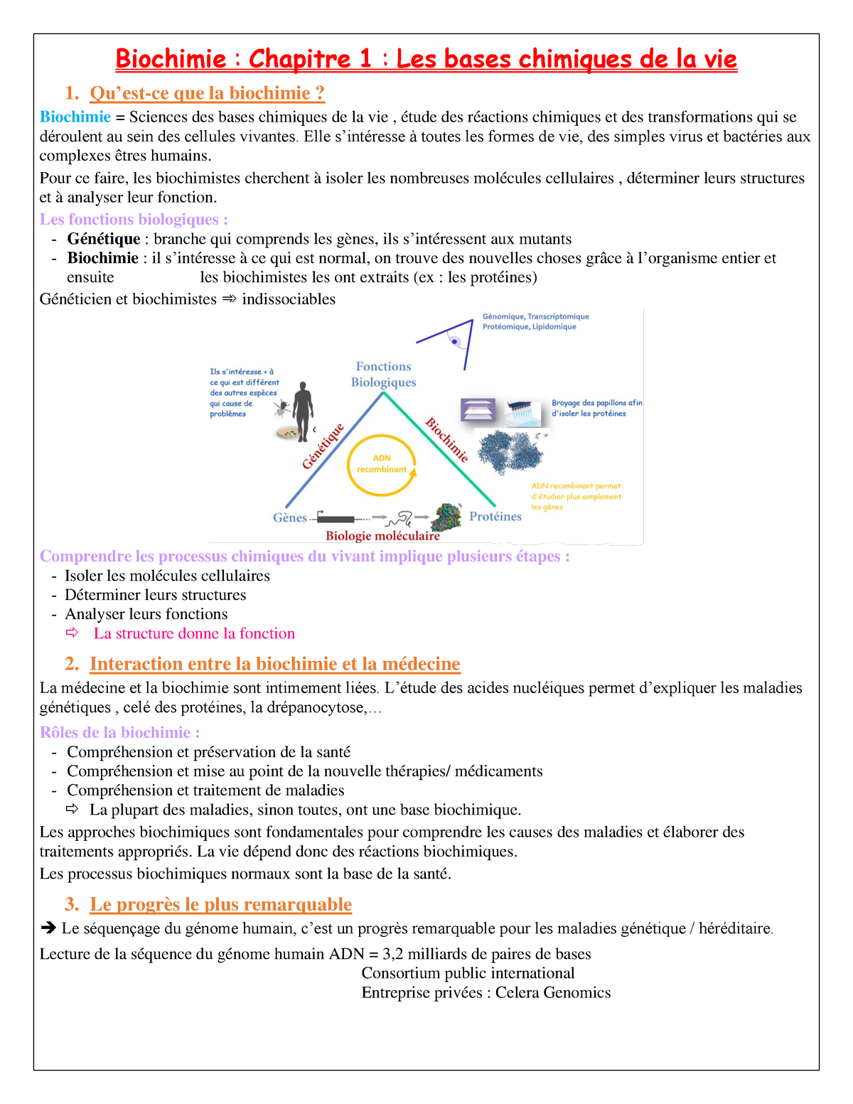 2021-Synthèse-biochimie-Dalfonso-T - Biochimie : Chapitre 1 : Les Bases ...