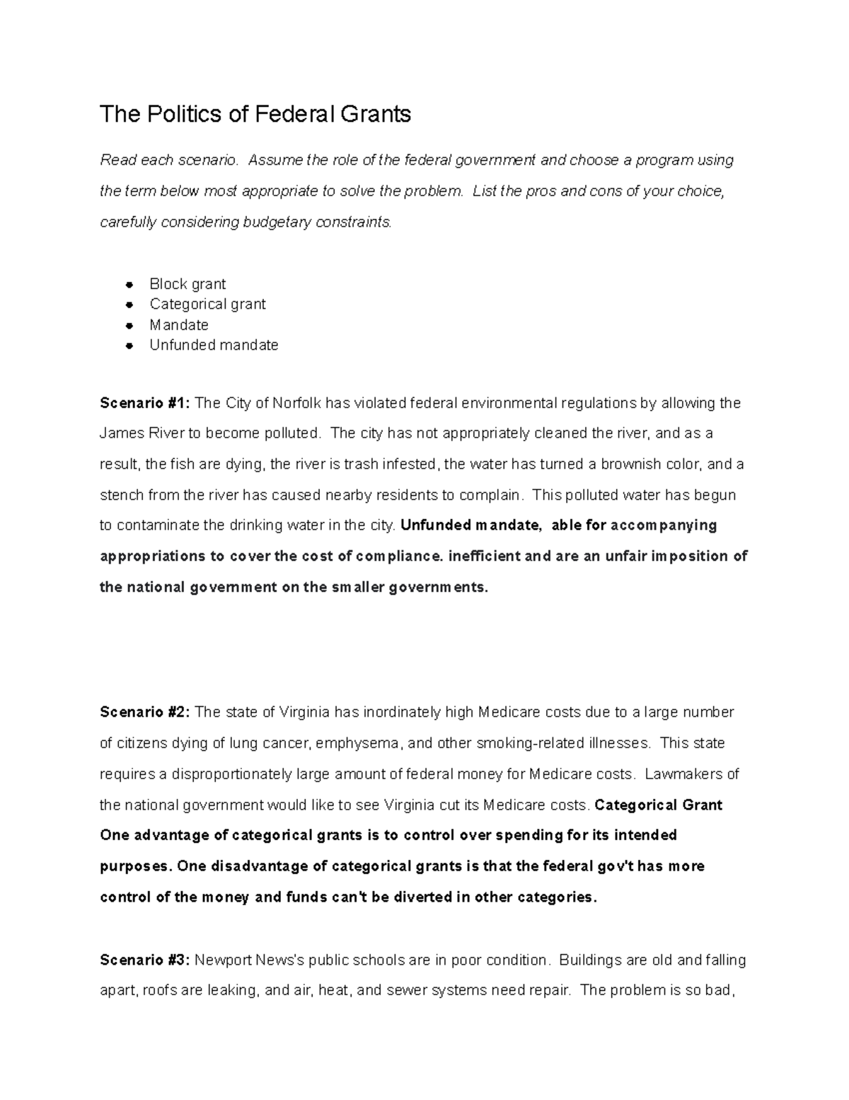 copy-of-the-politics-of-federal-grants-the-politics-of-federal-grants