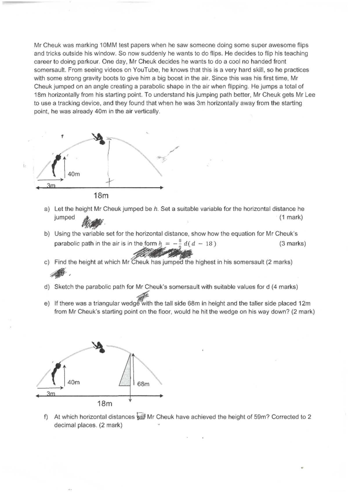 Math Methods practice question - Studocu