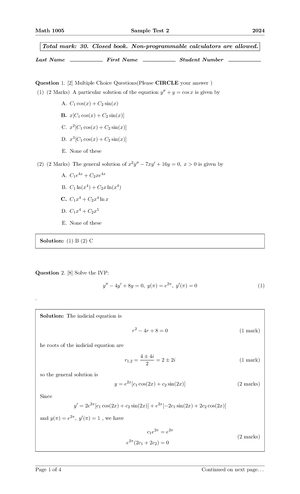 Phys 1004 F2024 TT3 Set Problems - Set Problems for Tutorial Test 3 ...