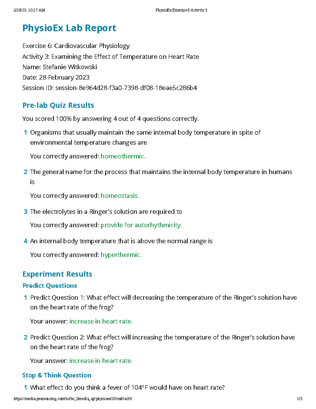 Physio Ex Exercise 6 Activity 3 - Pearsoncmg/bc/bc_0media_ap/physioex ...