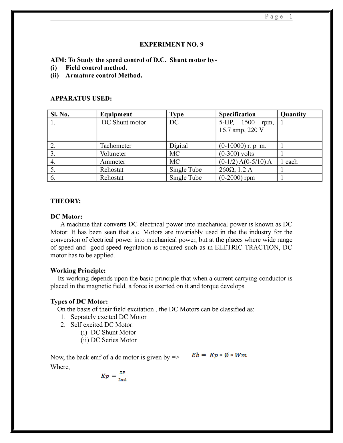 9-speed-control-of-dc-shunt-motor-experiment-no-9-aim-to-study-the