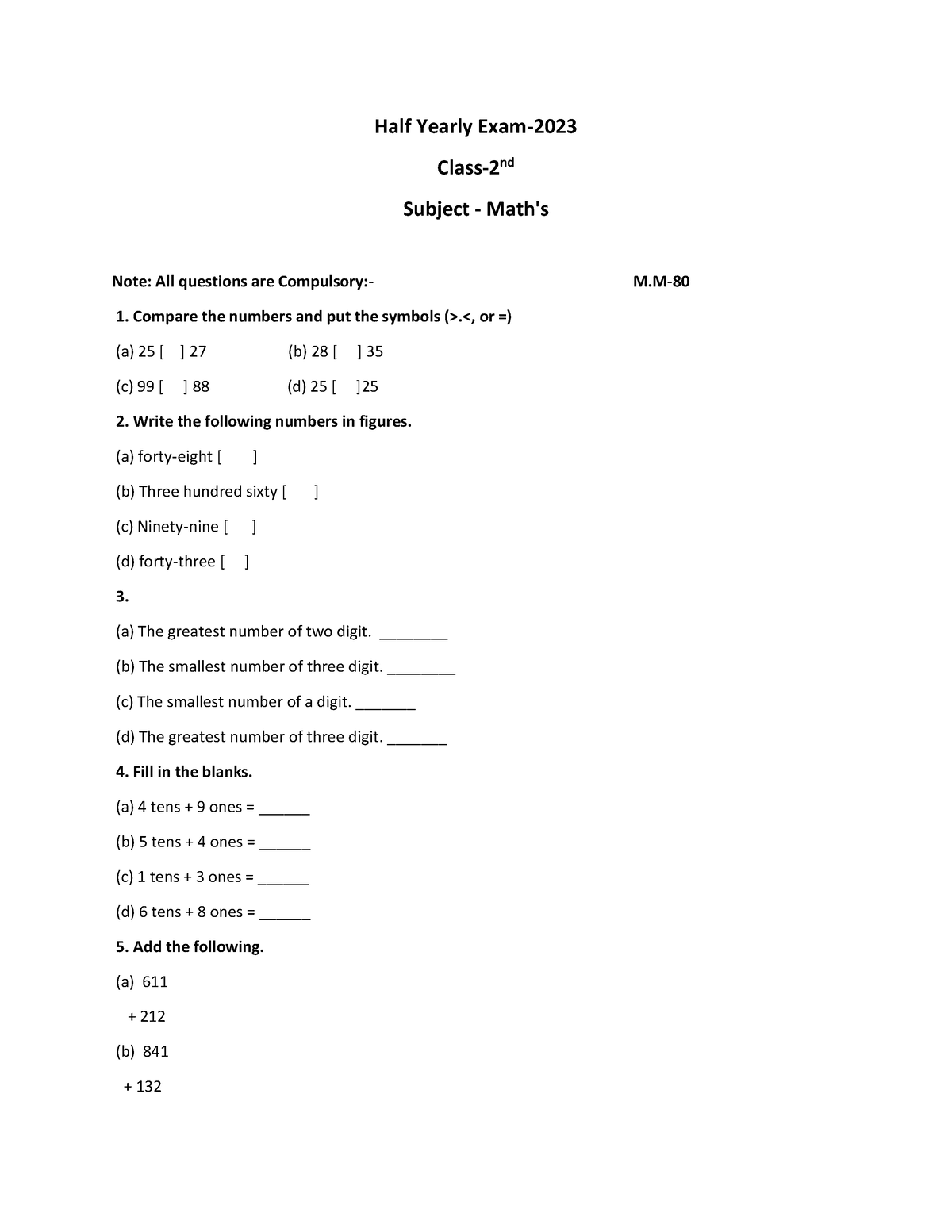 class-3-half-yearly-exam-half-yearly-exam-class-3-science-science