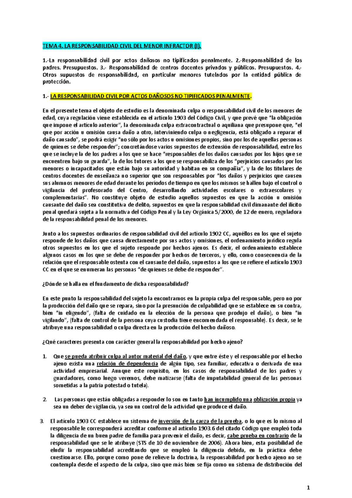 Tema 4 civil - Apuntes 4 - Warning: TT: undefined function: 32 Warning ...