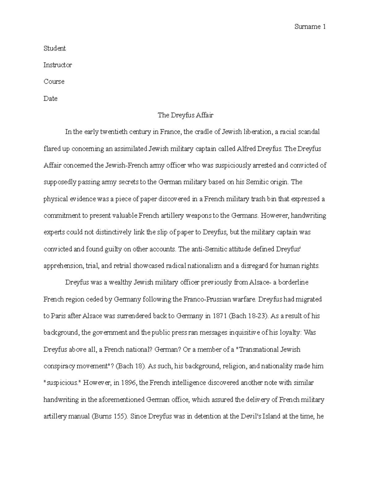 Affair dreyfus essay picture
