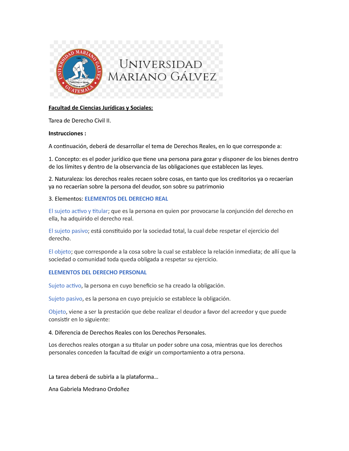 Derechos Reales Seccion B - Facultad De Ciencias Jurídicas Y Sociales ...