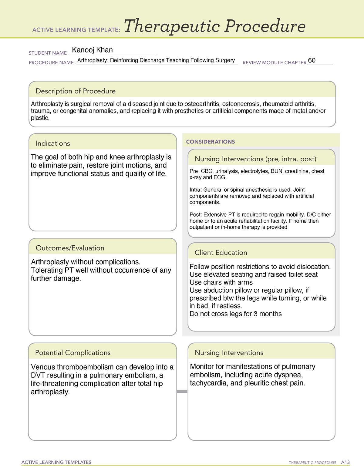 MED 1 ati ACTIVE LEARNING TEMPLATES THERAPEUTIC
