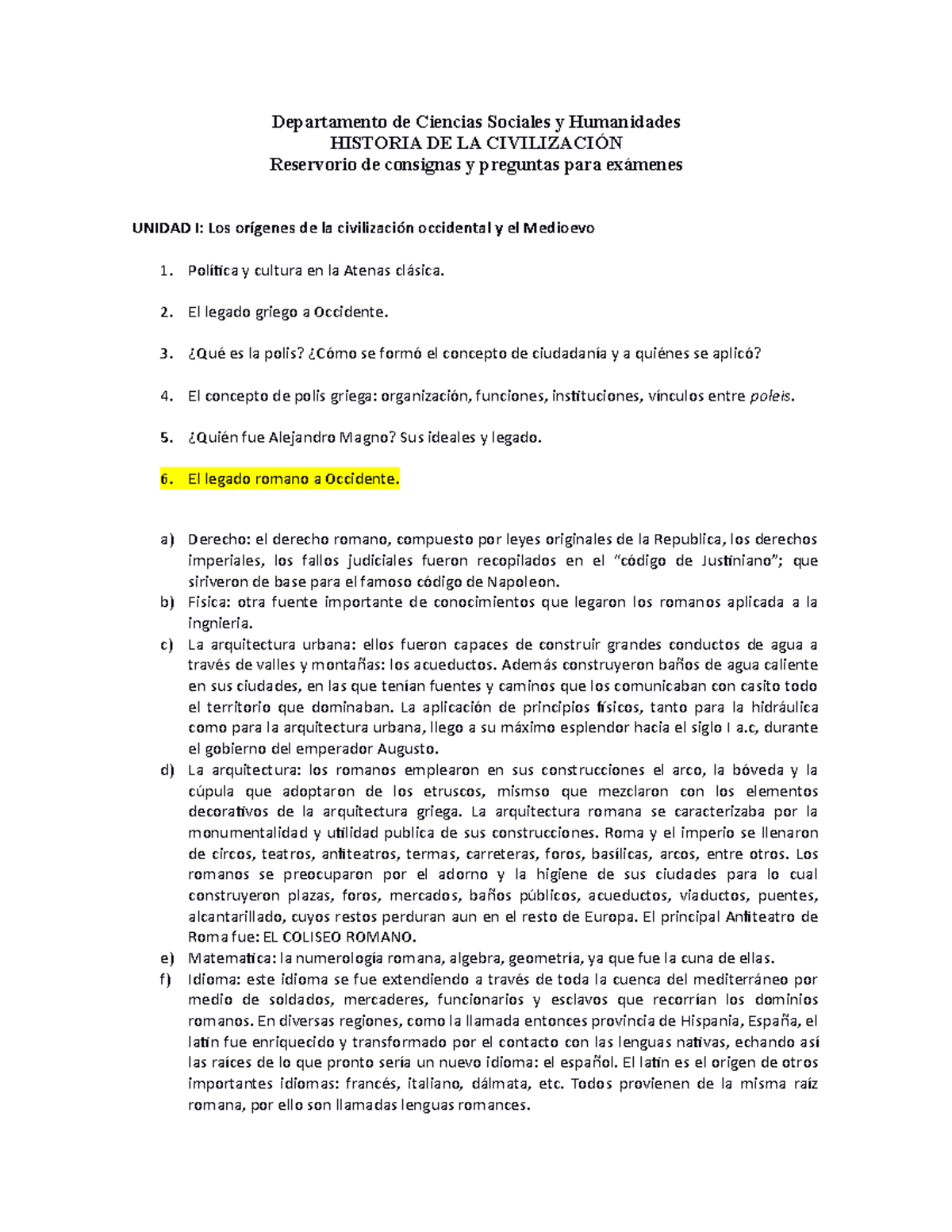 Examen De Muestra/práctica 2018, Preguntas - Departamento De Ciencias ...