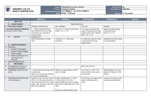 DLL Araling Panlipunan 3 Q2 W4 - GRADES 1 to 12 DAILY LESSON LOG School ...
