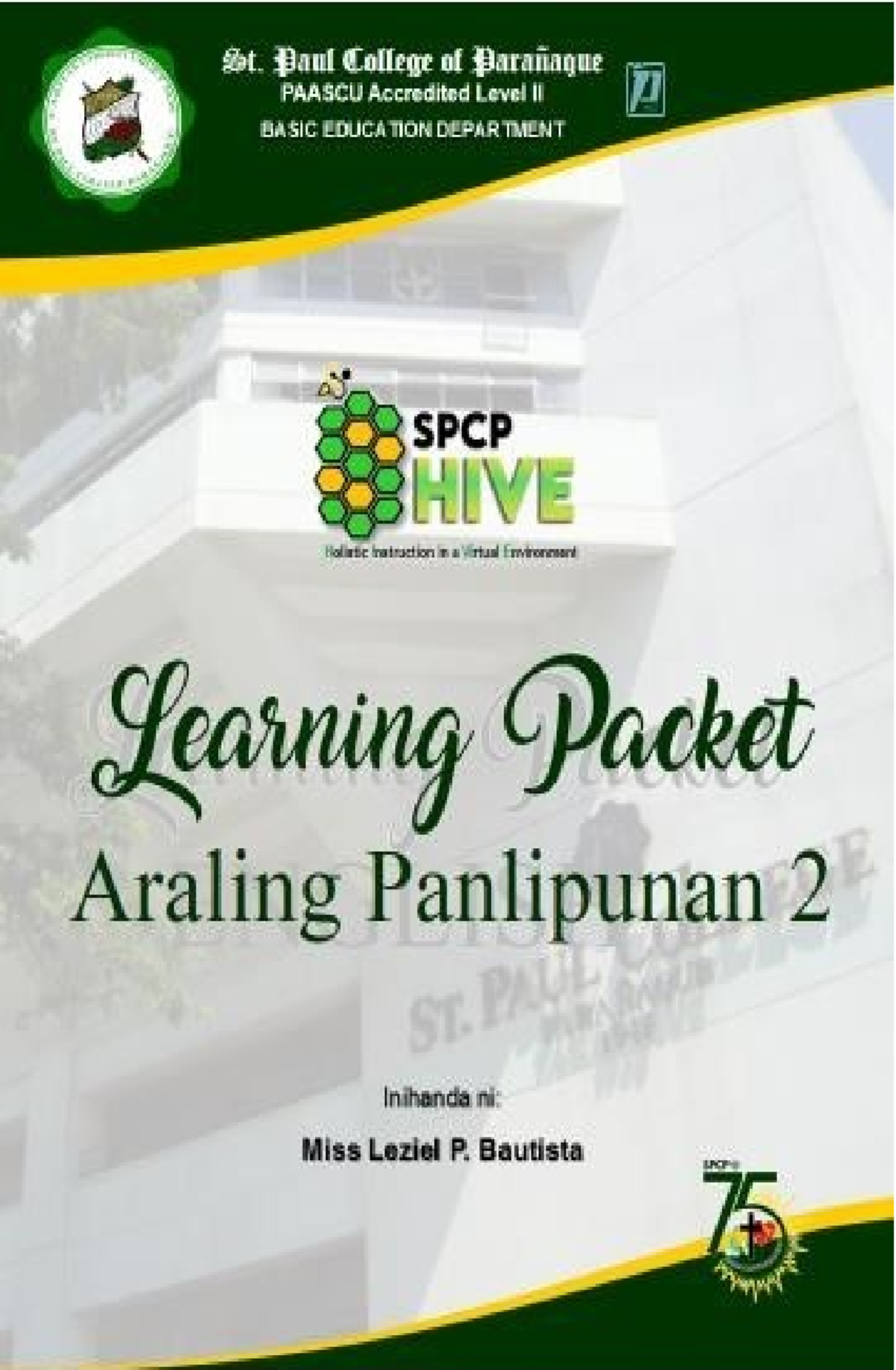 Learning Packets wk 2 AP 2 conv - C urric ul u m C o nn ec ti o ns LIFE ...