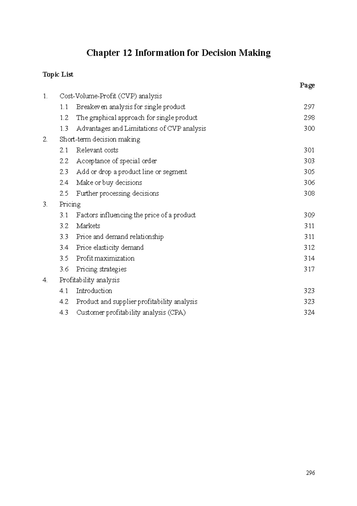 Chapter12_Info DM - Chapter 12 Information for Decision Making Topic ...