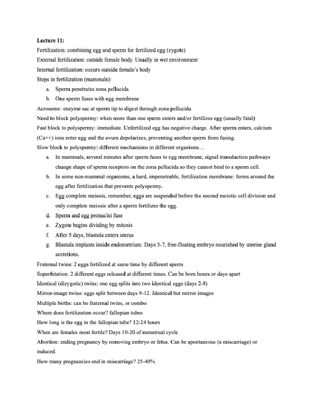 Biology 1102, Lecture 11 Stem cells make telomerase enzyme that makes