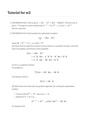 [solved] How Can I Prove The Bfgs Algorithm By Hand Of The Inverse 