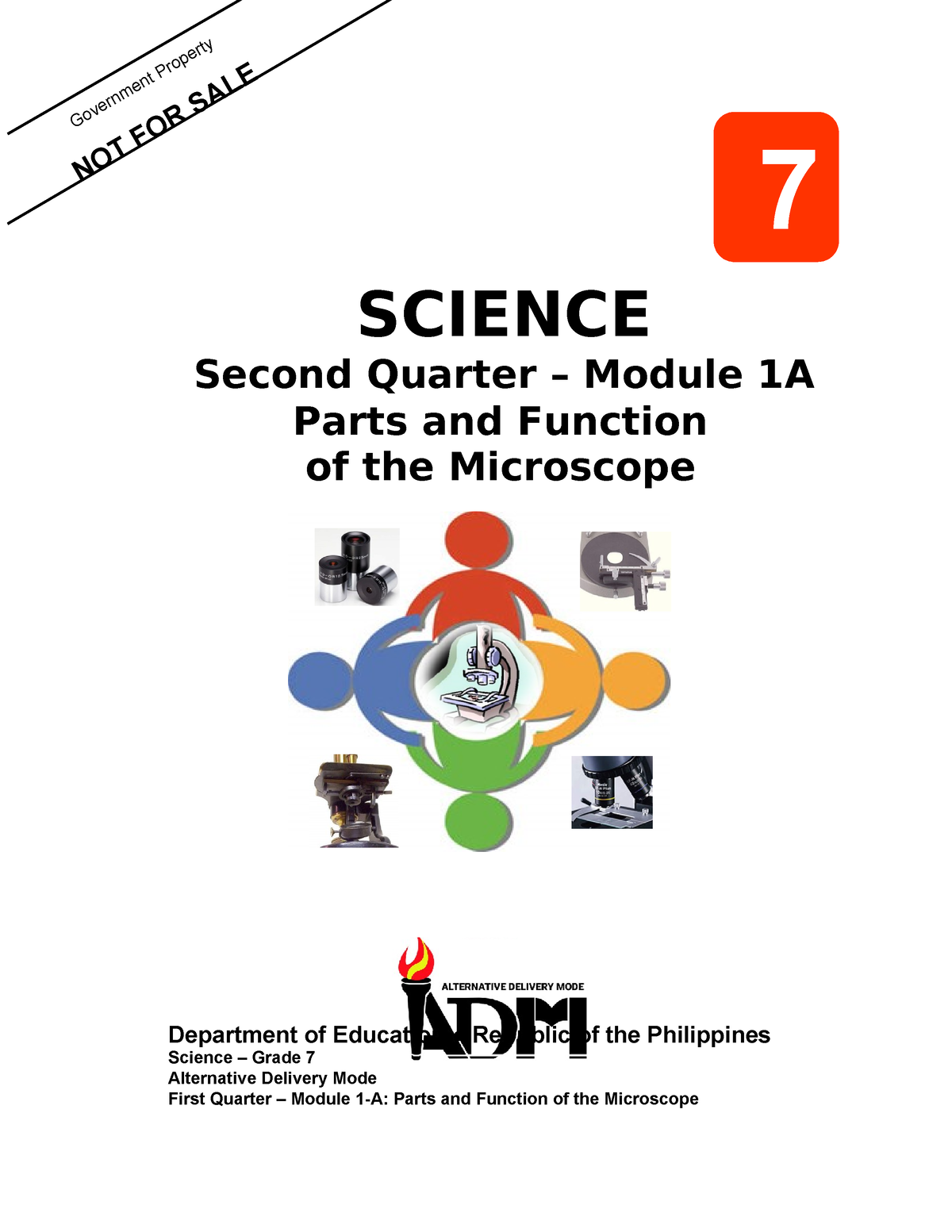 Science 7 Q2 M1A V2 - SCIENCE Second Quarter – Module 1A Parts And ...