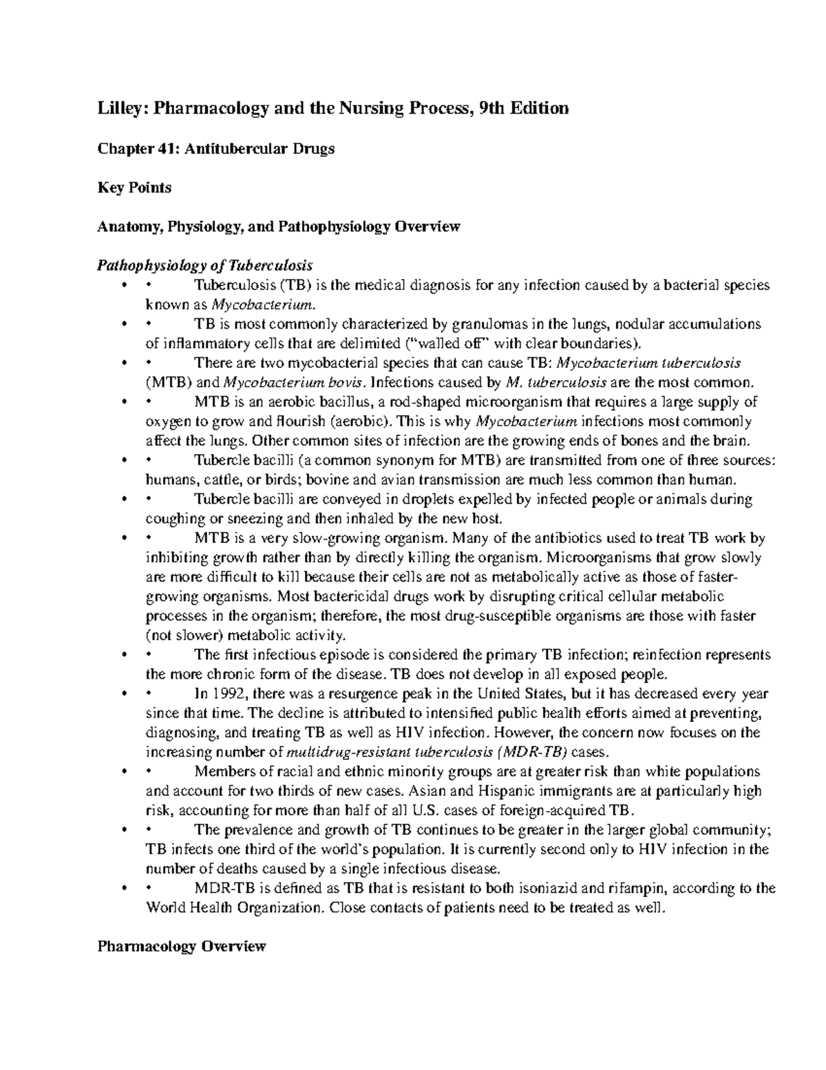 Chapter 41 - Lilley: Pharmacology and the Nursing Process, 9th Edition ...