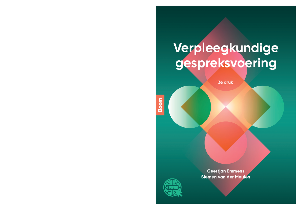 Verpleegkundige. 3e druk. Geertjan Emmens Siemen van der Meulen