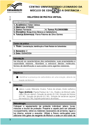 Manual Laboratório Virtual - Solubilidade e Insaturação em Lipídios ...