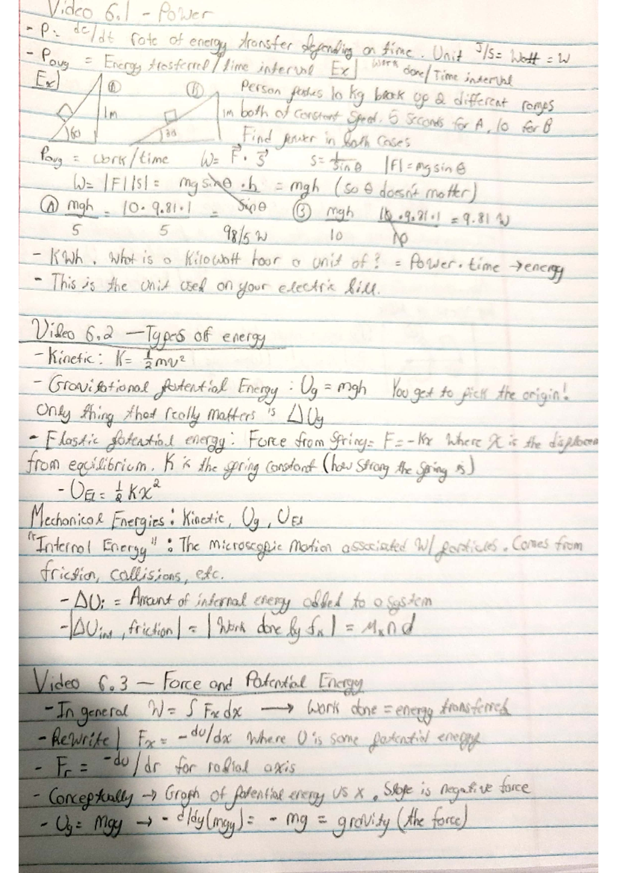 Module 6 part 1 - PHYS 211 - Studocu