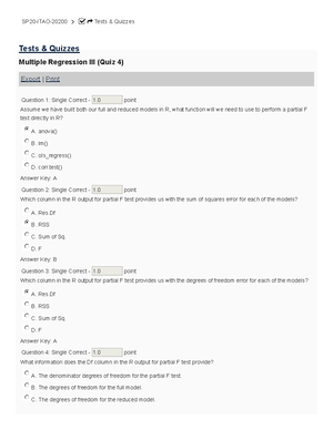 Multiple Regression III - Quiz 3 - SP20-ITAO-20200 Tests & Quizzes ...