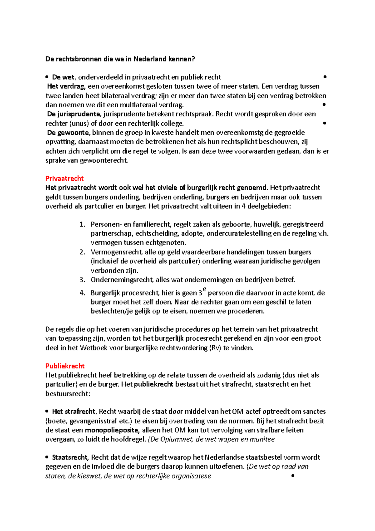 Samenvatting Hoofdstuk 1 T/m 4 + Hoofdstuk 6 Grondslagen Vermogensrecht ...