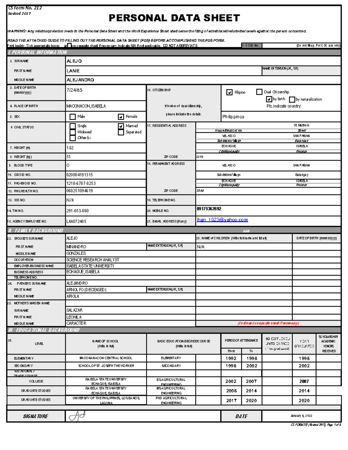 PDS-LAA-2022 - pdf - Print legibly. Tick appropriate boxes and use ...