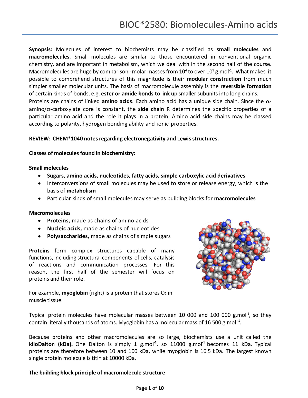 research articles about biomolecules