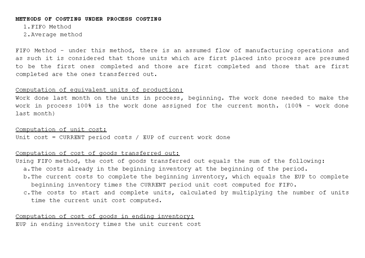 process-costing-fifo-method-methods-of-costing-under-process