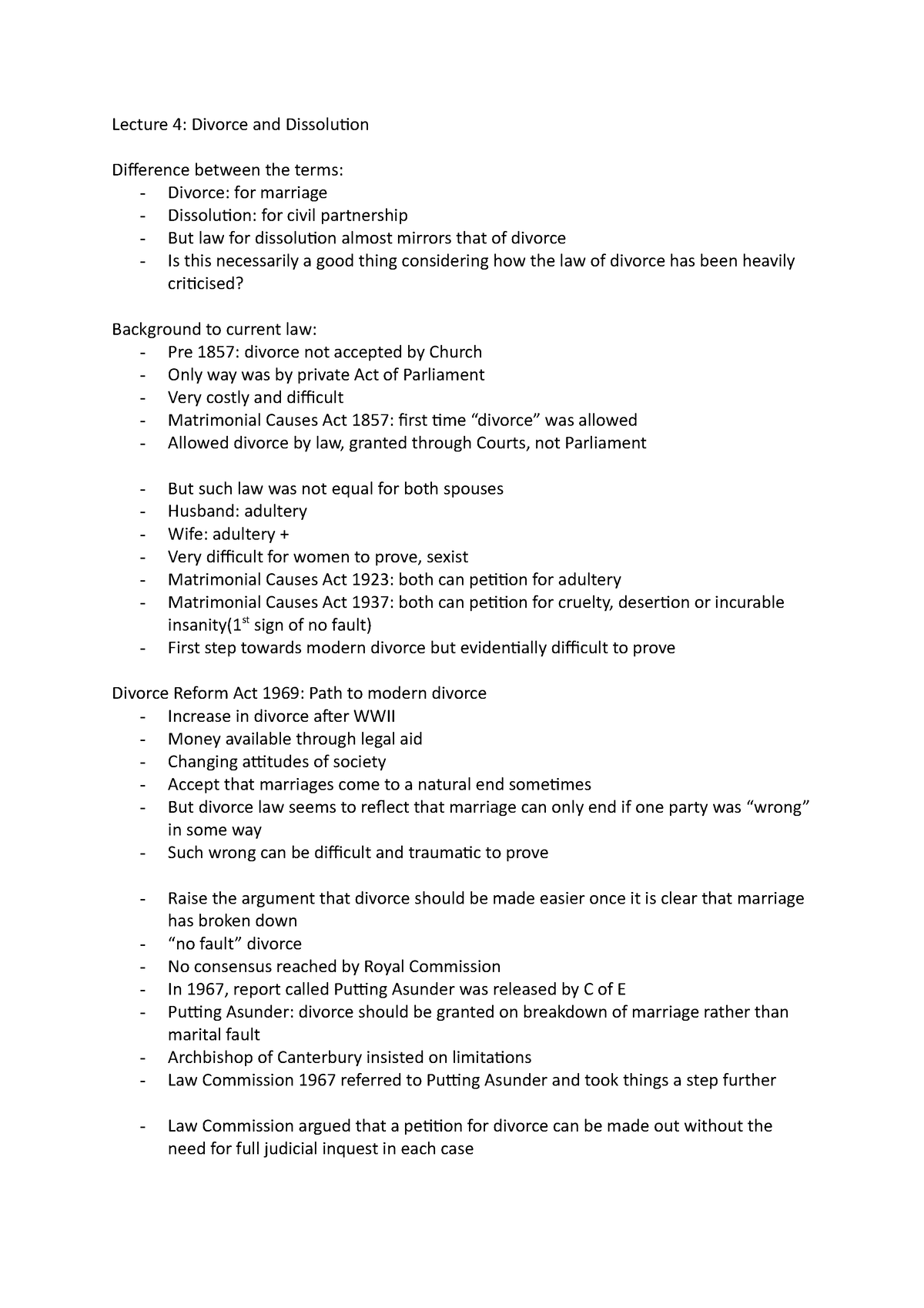 lecture-4-notes-lecture-4-divorce-and-dissolution-difference-between