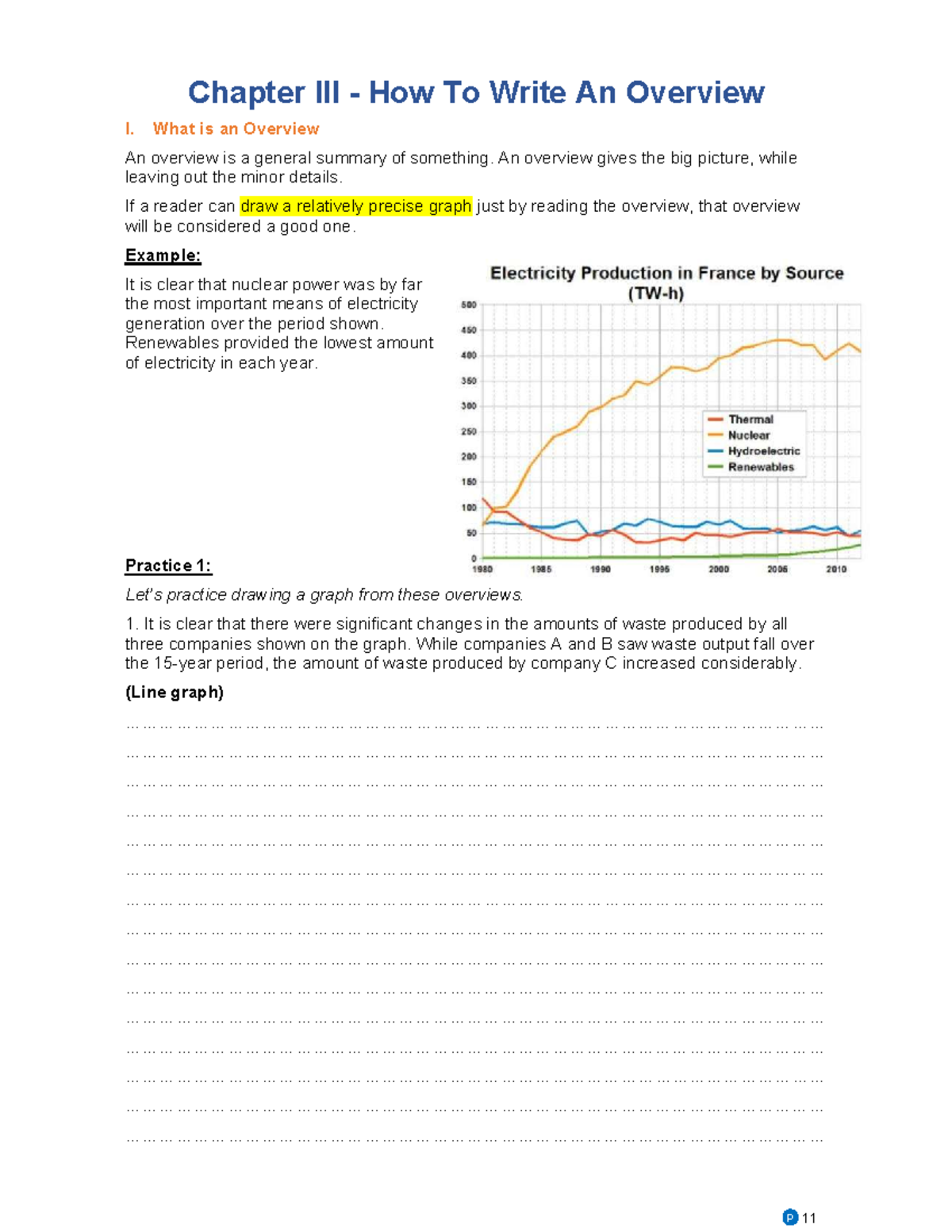 Writing Overview - Chapter III - How To Write An Overview I. What is an ...