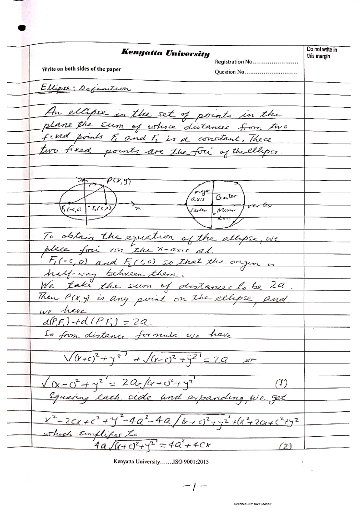 Basic mathematics sma 113 - K. . . Do not write in enyatta University ...