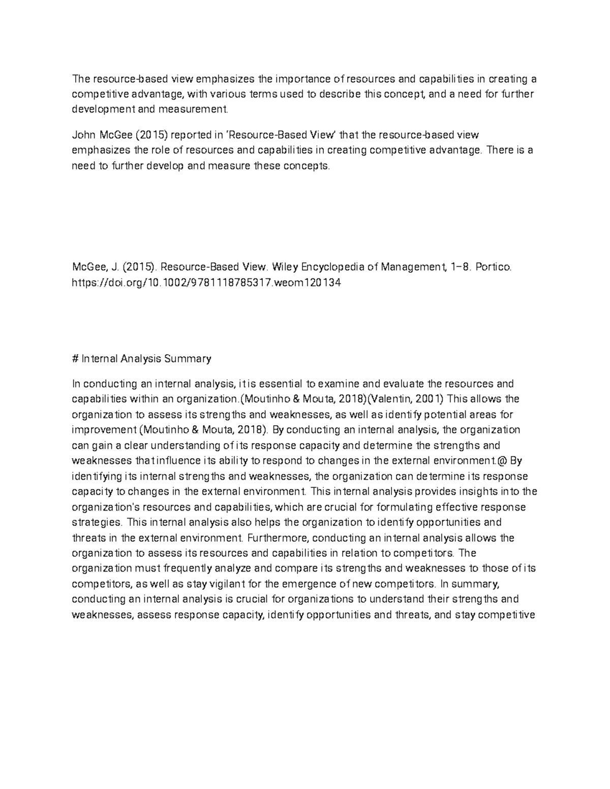 The resource-ba-WPS Office - The resource-based view emphasizes the ...