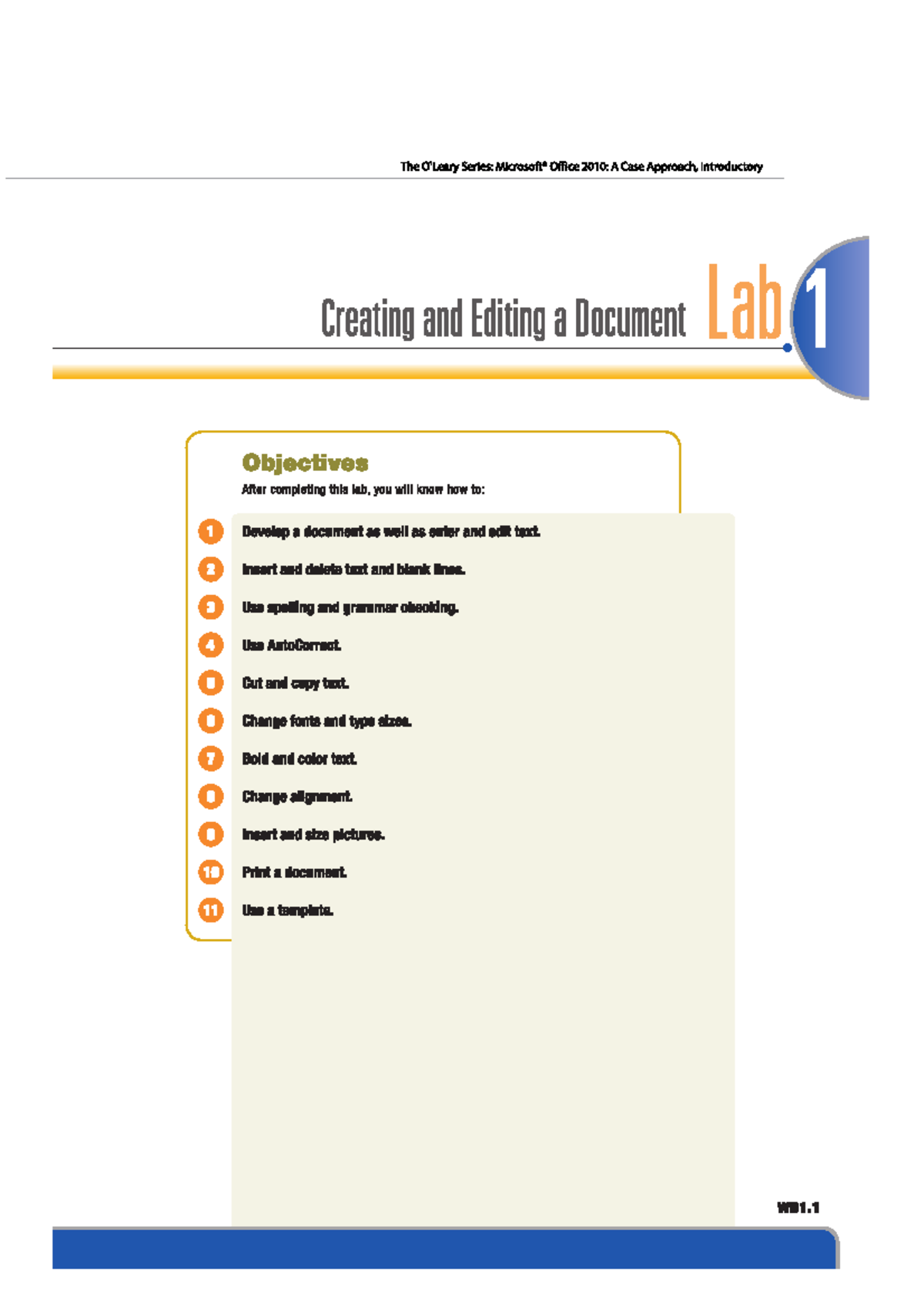 Lab Topic 2 Creating and Editing a Document - Introduction To ...