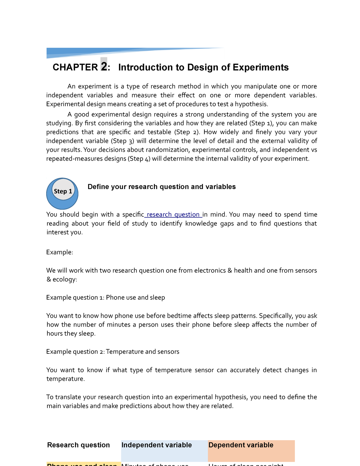 design of experiments introduction pdf