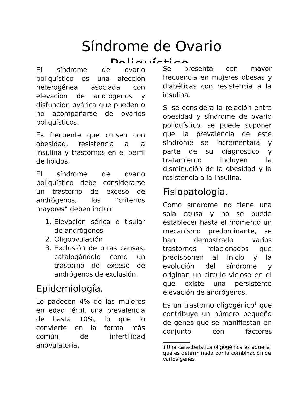 Sindrome De Ovario Poliquistico (6 - Síndrome De Ovario Poliquístico ...