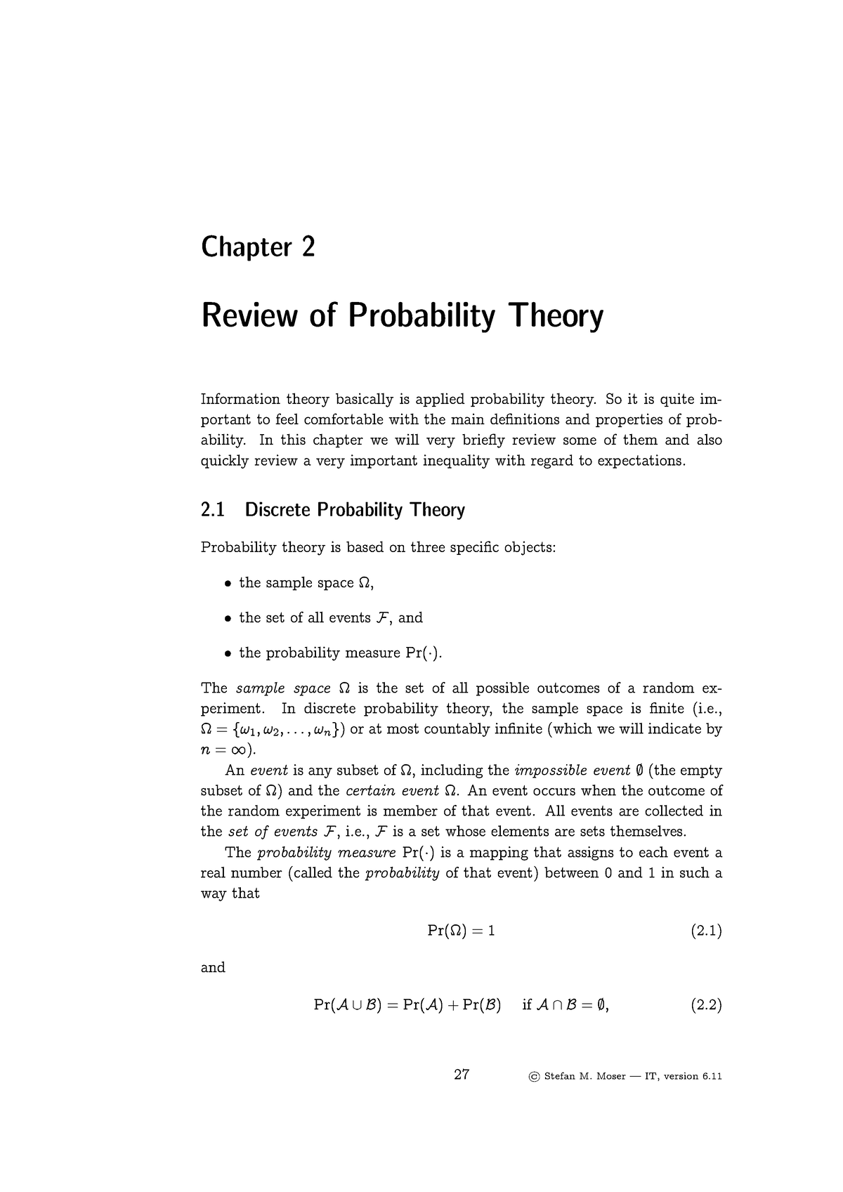 what is probability assignment