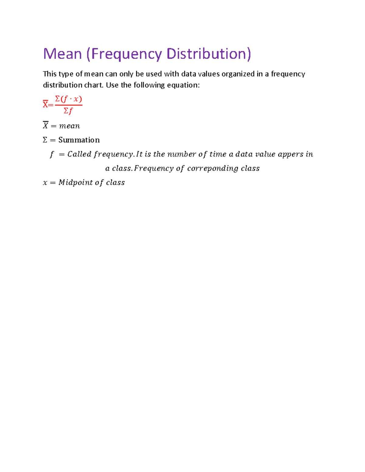 mean-frequency-distribution-use-the-following-equation-x