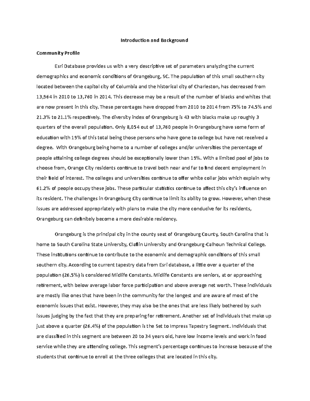 Introduction and Background - Introduction and Background Community ...