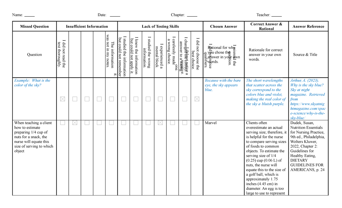Mastery Quiz Review week 3 - The information was not in my notes. but ...
