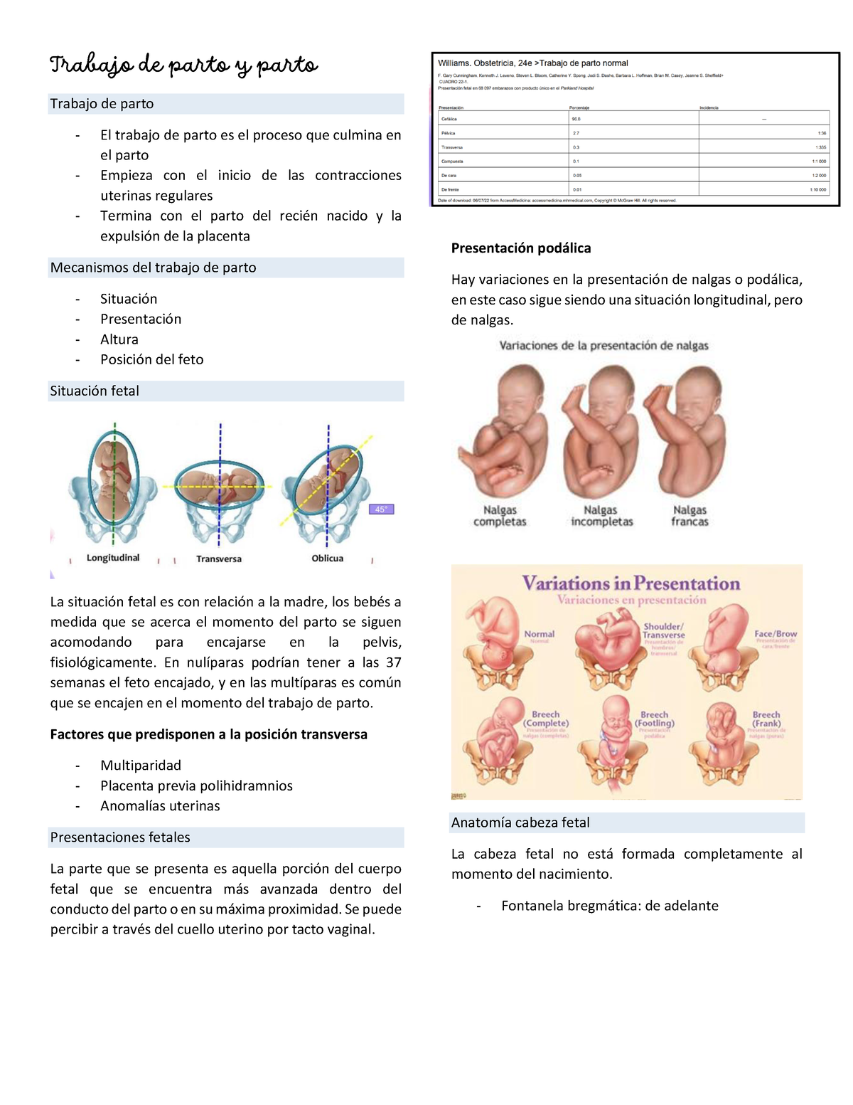 Trabajo De Parto Y Partooo - Trabajo De Parto Y Parto Trabajo De Parto ...