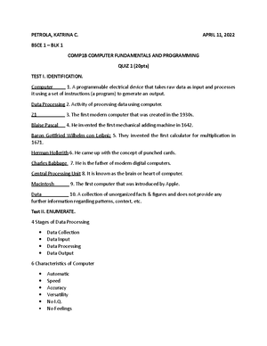 1s and 2s Complement - Finals Module in Computer Fundamentals and ...