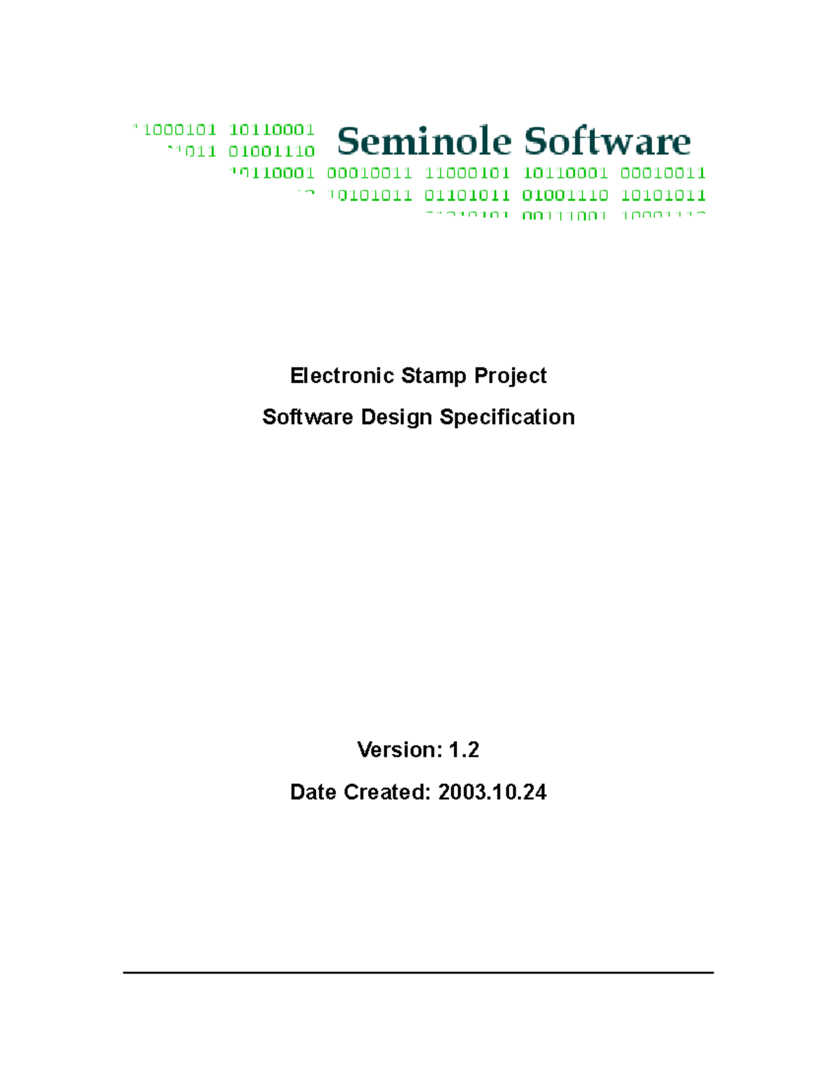 2-Software Design Specification-11-03-2024 - Electronic Stamp Project ...