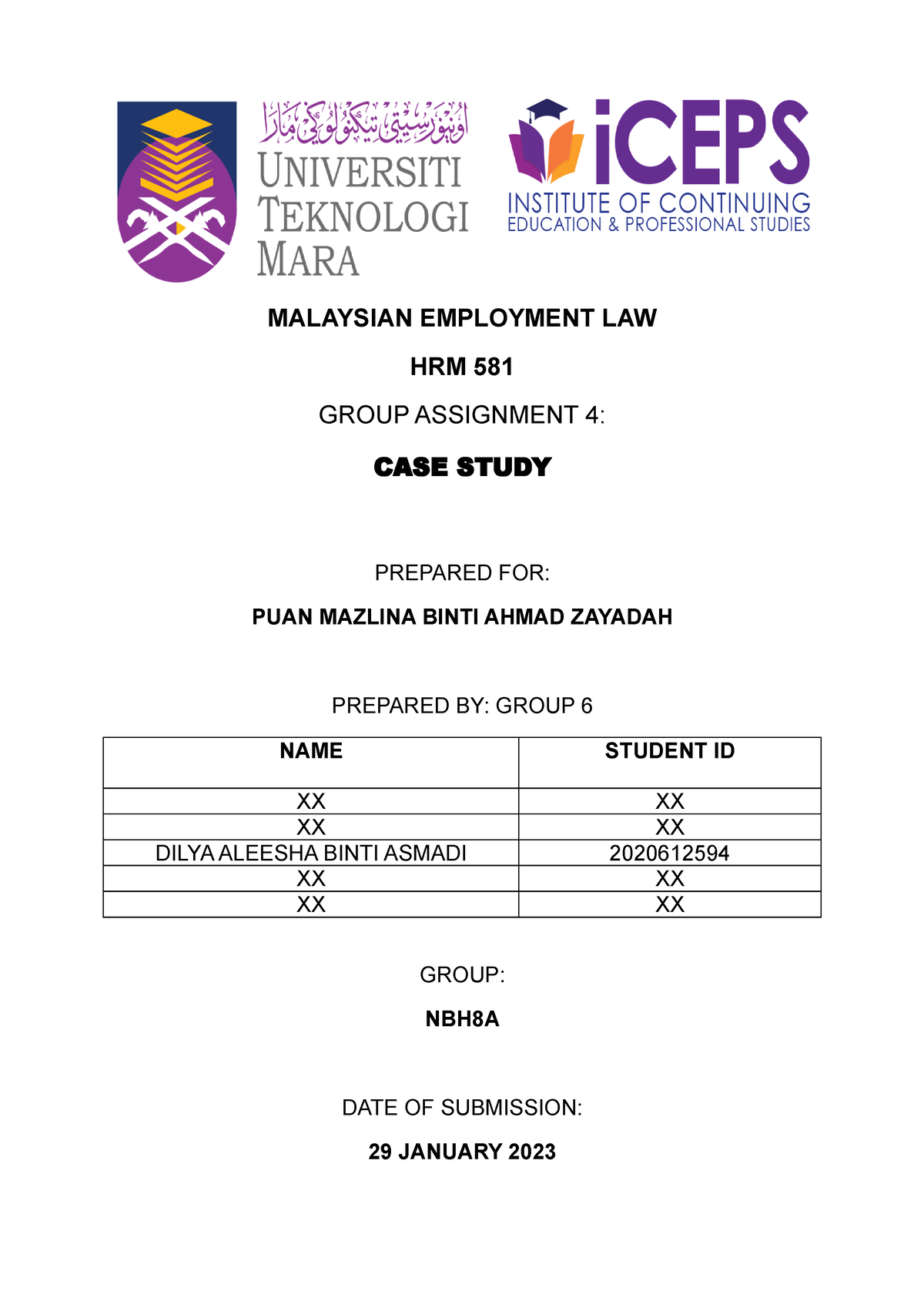 hrm581 group assignment