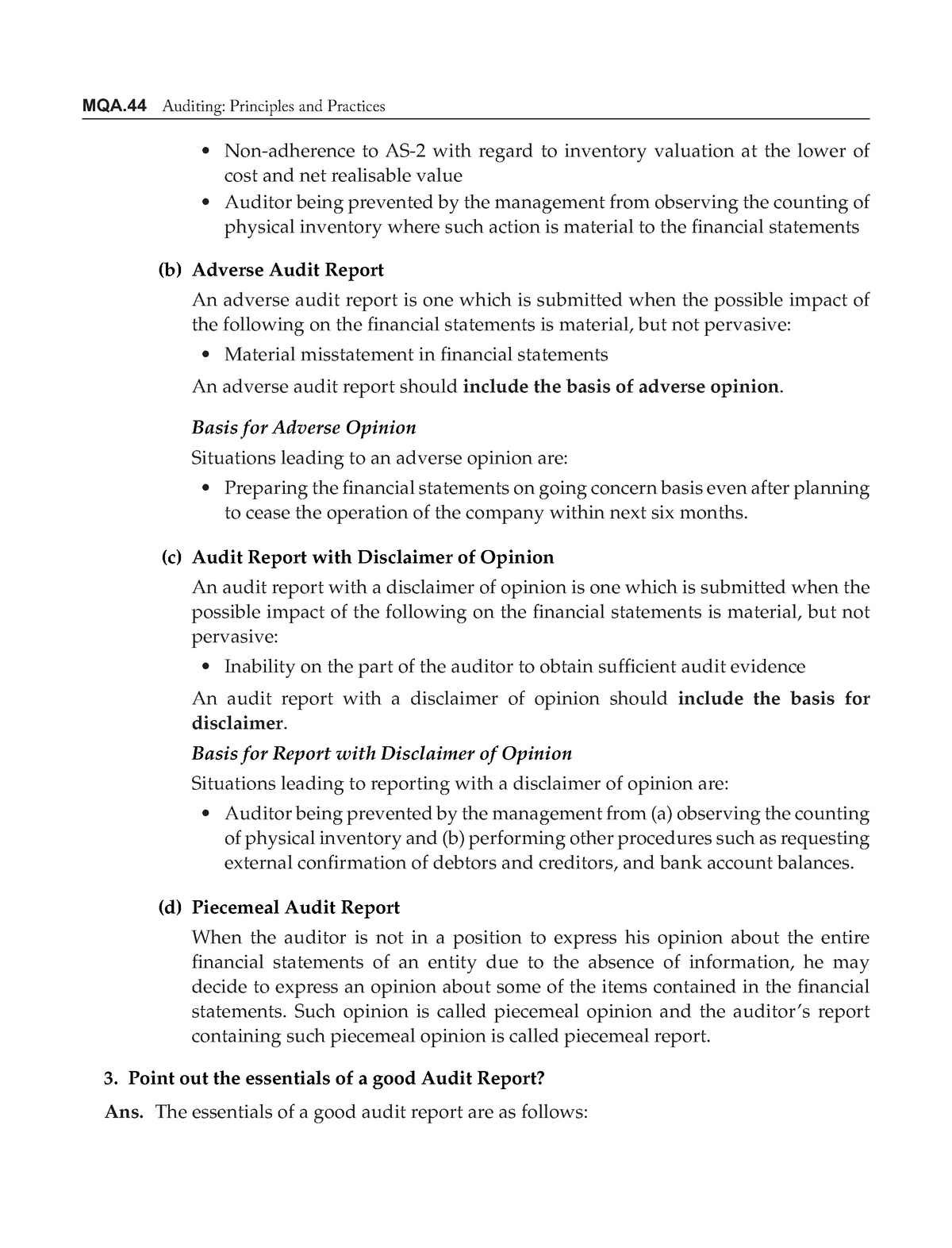 Auditing Principles And Practices 165 - I C # - Studocu