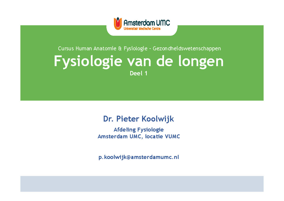 20240219 - College Ademhaling deel 1 - Pieter Koolwijk - Dr. Pieter