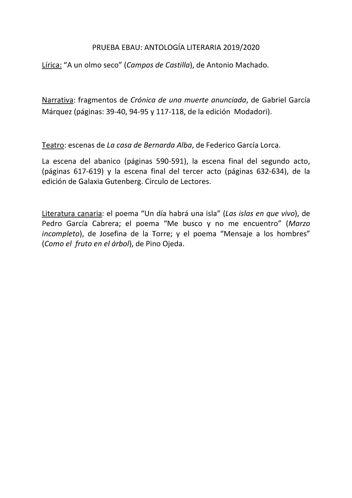 Examen-selectividad-EBAU-Lengua-Castellana-Canarias-2020-antolog Ã A ...